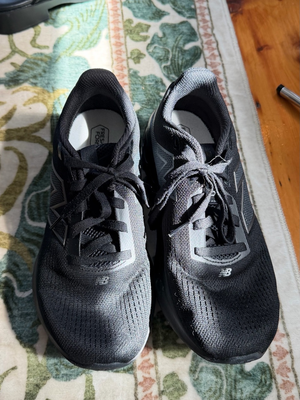 New Balance Women’s Black and Gray Athletic Running Shoes